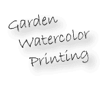 Garden Watercolor Print